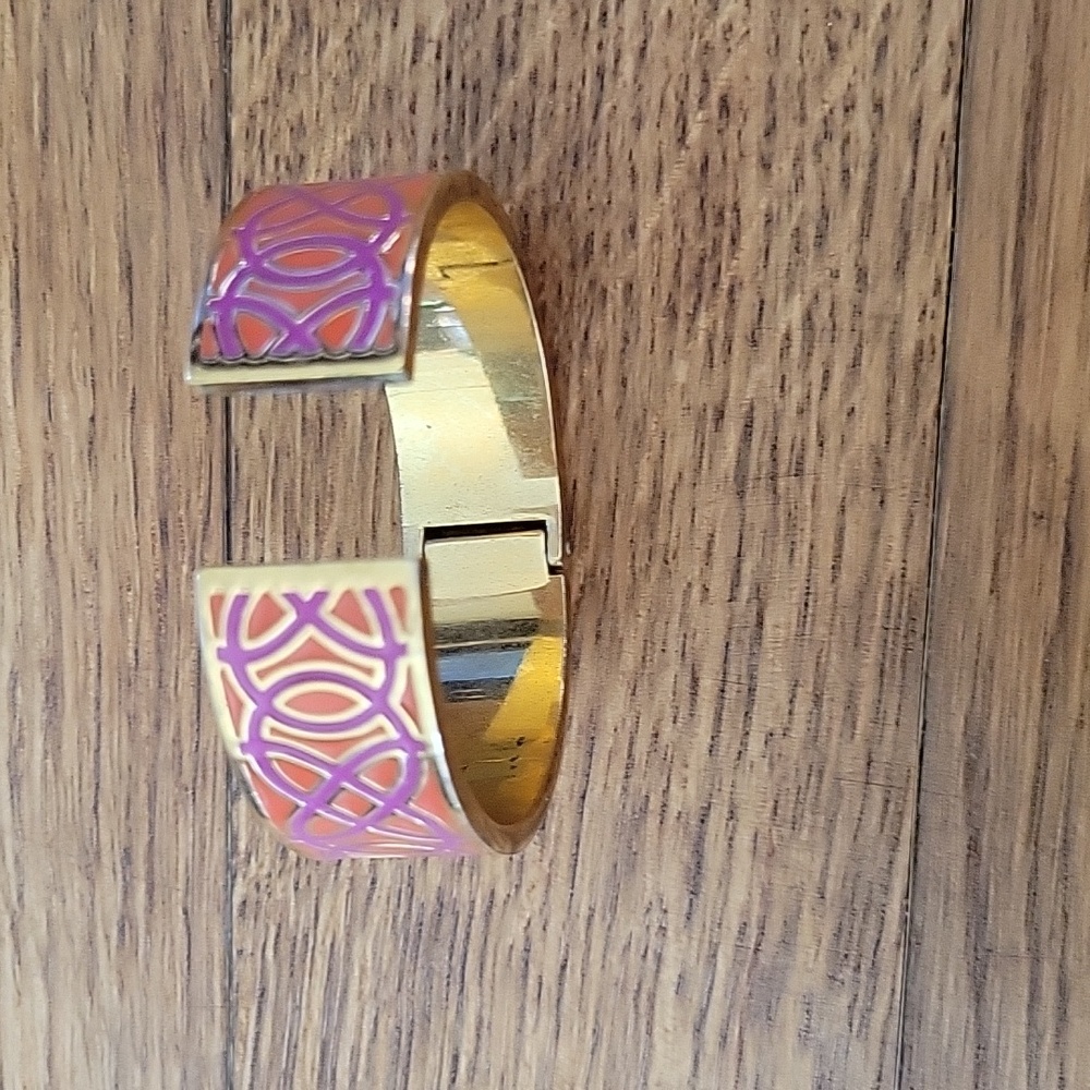 Stella & Dot Patterned Cuff Bracelet - image 3
